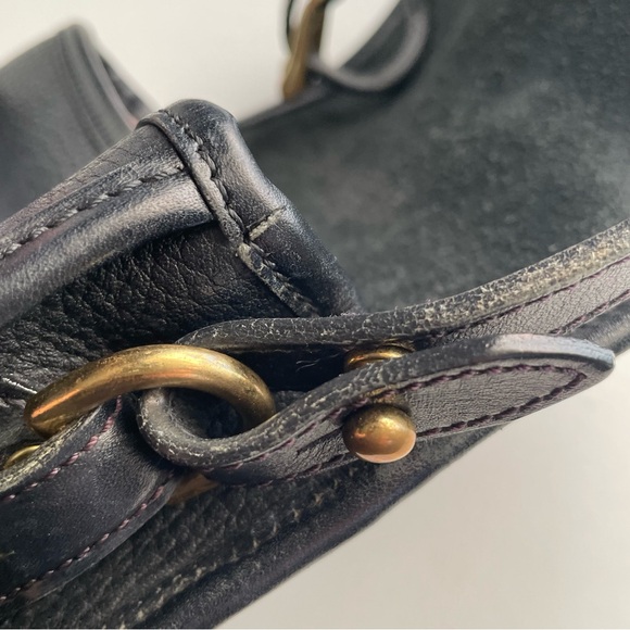 Dooney & Bourke AWL leather Pocket Binoculars mini Equestrian crossbody Bag P124 - Picture 14 of 16